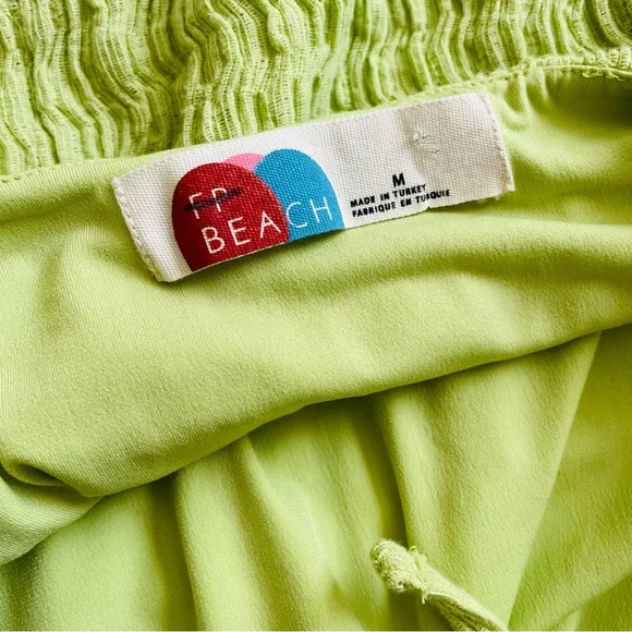 Free People MEDIUM Eleni Bodycon Maxi Dress in Celery Juice - Picture 5 of 6